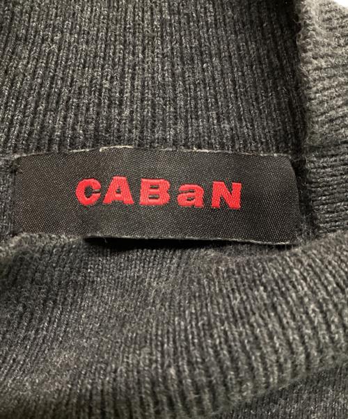 CABAN（キャバン）CABAN (キャバン) コットンカシミヤノースリーブワンピース ブラック サイズ:Mの古着・服飾アイテム