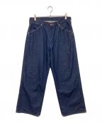 Wranglerラングラー）の古着「WIDE BROKEN DENIM」｜ブルー