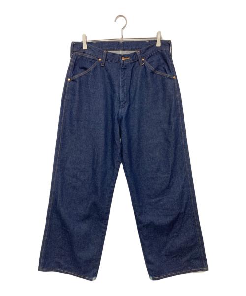 Wrangler（ラングラー）Wrangler (ラングラー) WIDE BROKEN DENIM ブルー サイズ:Lの古着・服飾アイテム