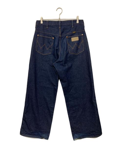 Wrangler（ラングラー）Wrangler (ラングラー) WIDE BROKEN DENIM ブルー サイズ:Lの古着・服飾アイテム