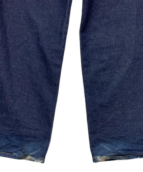 Wrangler（ラングラー）Wrangler (ラングラー) WIDE BROKEN DENIM ブルー サイズ:Lの古着・服飾アイテム