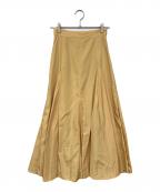 eimy istoireエイミーイストワール）の古着「メモリータフタフレアスカート」｜イエロー