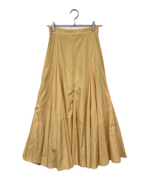 eimy istoire（エイミーイストワール）eimy istoire (エイミーイストワール) メモリータフタフレアスカート イエロー サイズ:Mの古着・服飾アイテム