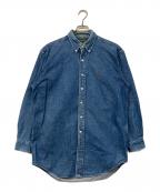 POLO COUNTRYポロカントリー）の古着「90’Sボタンダウンデニムシャツ」｜ブルー