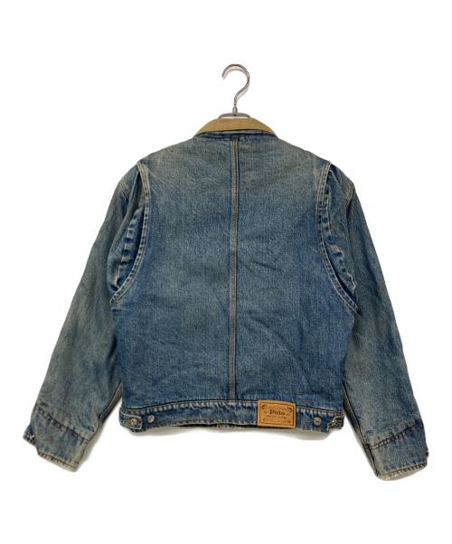 POLO RALPH LAUREN（ポロ・ラルフローレン）POLO RALPH LAUREN (ポロ・ラルフローレン) ブランケットデニムジャケット ブルー サイズ:Mの古着・服飾アイテム
