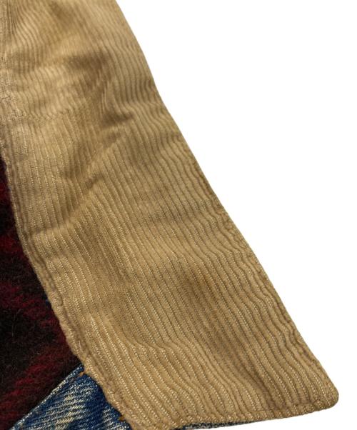 POLO RALPH LAUREN（ポロ・ラルフローレン）POLO RALPH LAUREN (ポロ・ラルフローレン) ブランケットデニムジャケット ブルー サイズ:Mの古着・服飾アイテム