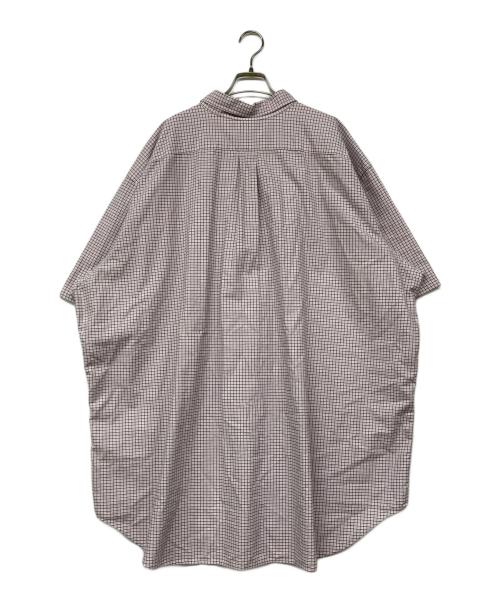 RALPH LAUREN（ラルフローレン）RALPH LAUREN (ラルフローレン) スーパーワイドS/SチェックBDシャツ ピンク サイズ:4XLの古着・服飾アイテム