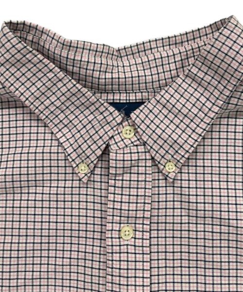 RALPH LAUREN（ラルフローレン）RALPH LAUREN (ラルフローレン) スーパーワイドS/SチェックBDシャツ ピンク サイズ:4XLの古着・服飾アイテム