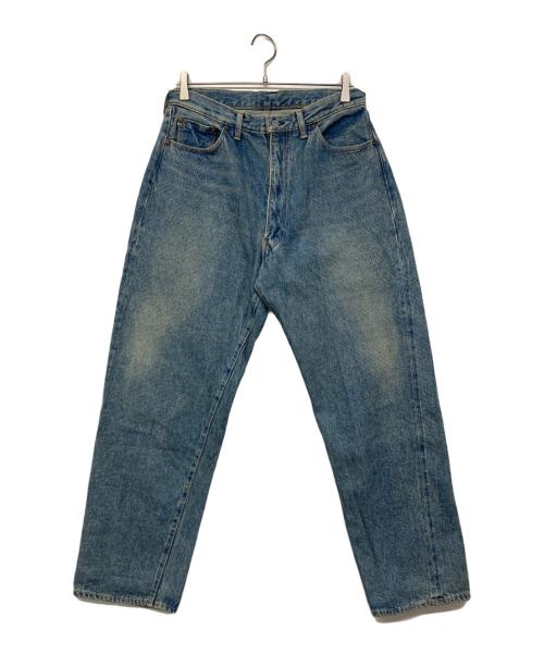 KAPTAIN SUNSHINE（キャプテンサンシャイン）KAPTAIN SUNSHINE (キャプテンサンシャイン) 5P ZIPPER FRONT DENIM PANTS ブルー サイズ:30の古着・服飾アイテム