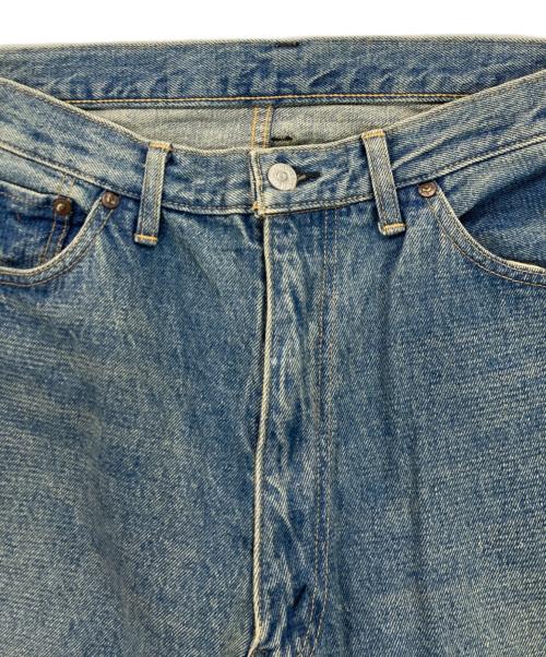 KAPTAIN SUNSHINE（キャプテンサンシャイン）KAPTAIN SUNSHINE (キャプテンサンシャイン) 5P ZIPPER FRONT DENIM PANTS ブルー サイズ:30の古着・服飾アイテム