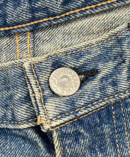 KAPTAIN SUNSHINE（キャプテンサンシャイン）KAPTAIN SUNSHINE (キャプテンサンシャイン) 5P ZIPPER FRONT DENIM PANTS ブルー サイズ:30の古着・服飾アイテム