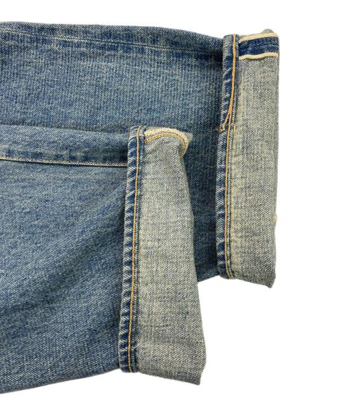 KAPTAIN SUNSHINE（キャプテンサンシャイン）KAPTAIN SUNSHINE (キャプテンサンシャイン) 5P ZIPPER FRONT DENIM PANTS ブルー サイズ:30の古着・服飾アイテム