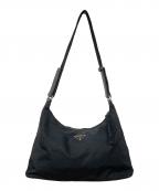 PRADAプラダ）の古着「ナイロンワンショルダーバッグ」｜ブラック