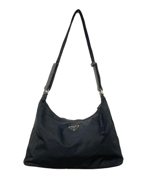 PRADA（プラダ）PRADA (プラダ) ナイロンワンショルダーバッグ ブラックの古着・服飾アイテム