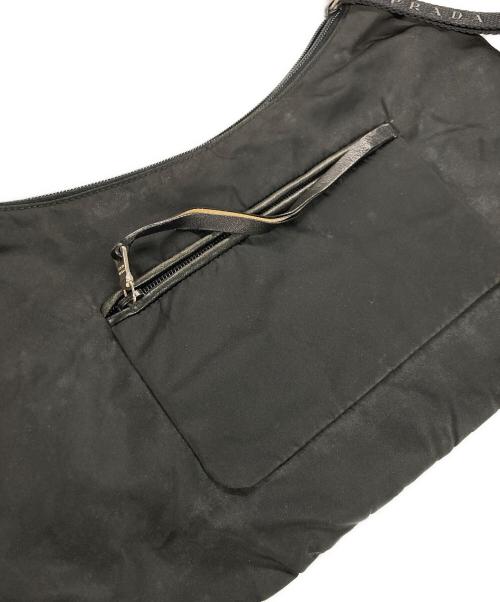 PRADA（プラダ）PRADA (プラダ) ナイロンワンショルダーバッグ ブラックの古着・服飾アイテム