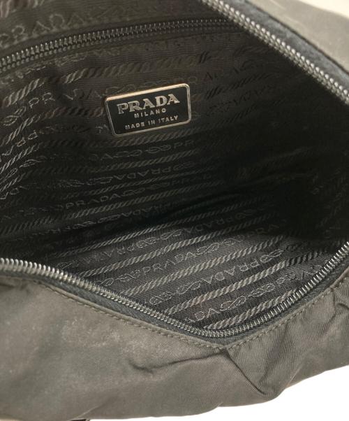PRADA（プラダ）PRADA (プラダ) ナイロンワンショルダーバッグ ブラックの古着・服飾アイテム
