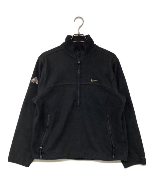 NIKE ACG（ナイキエーシージー）NIKE ACG (ナイキエージーシー) ハーフジップフリースジャケット ブラック サイズ:Mの古着・服飾アイテム