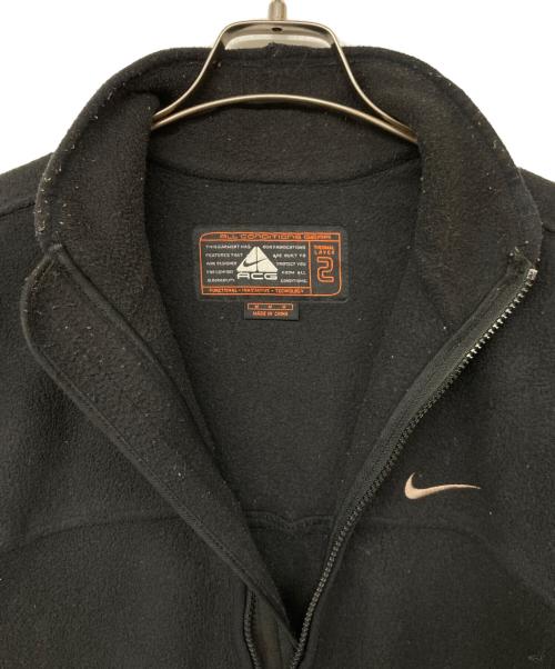 NIKE ACG（ナイキエーシージー）NIKE ACG (ナイキエージーシー) ハーフジップフリースジャケット ブラック サイズ:Mの古着・服飾アイテム