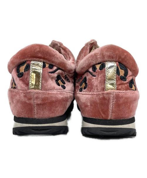 charlotte olympia（シャーロットオリンピア）charlotte olympia (シャーロットオリンピア) ベロアスニーカー ピンク サイズ:23.5の古着・服飾アイテム