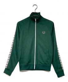 FRED PERRY（フレッドペリー）の古着「TAPE TRACK JACKET」｜グリーン
