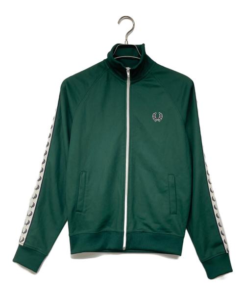FRED PERRY（フレッドペリー）FRED PERRY (フレッドペリー) TAPE TRACK JACKET グリーン サイズ:XSの古着・服飾アイテム