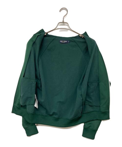 FRED PERRY（フレッドペリー）FRED PERRY (フレッドペリー) TAPE TRACK JACKET グリーン サイズ:XSの古着・服飾アイテム