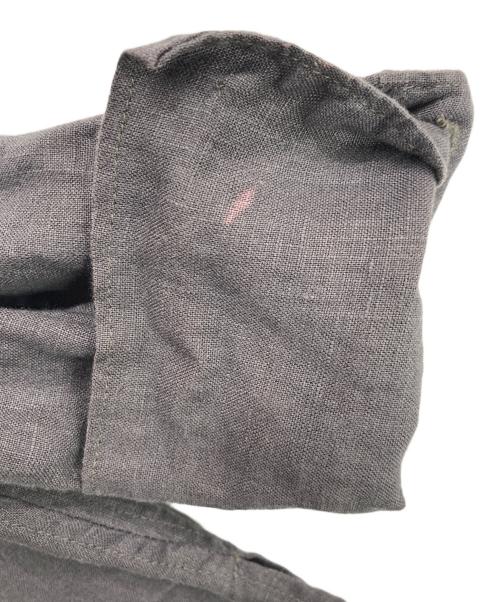 asabito（アサビト）asabito (アサビト) リネンフリルシャツ グレー サイズ:ＦＲＥＥの古着・服飾アイテム