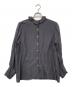 asabito（アサビト）の古着「リネンフリルシャツ」｜グレー