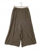 mizuiro-indミズイロインド）の古着「レーヨンワイドイージーパンツ」｜グレー