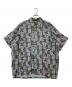 OLD STUSSY（オールドステューシー）の古着「総柄オープンカラーシャツ」｜パープル×ブルー