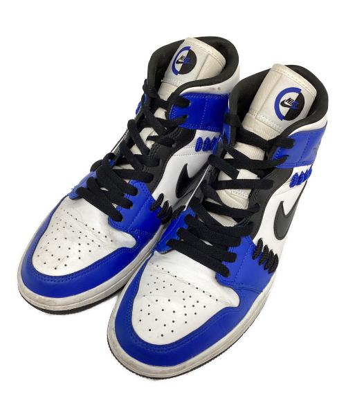 NIKE（ナイキ）NIKE (ナイキ) W's Air Jordan 1 Mid/エア ジョーダン 1 MID ブルー サイズ:27の古着・服飾アイテム