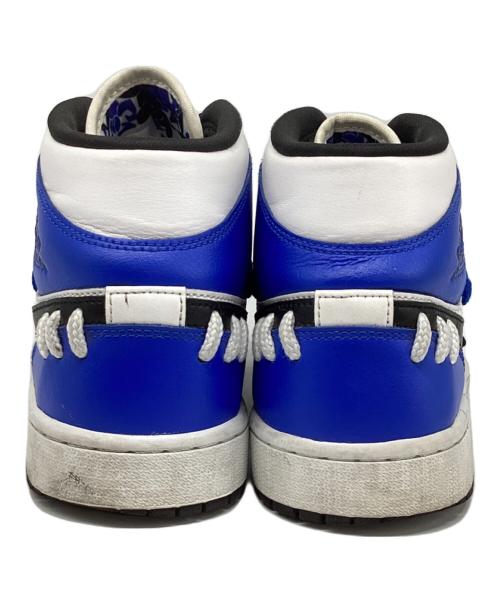 NIKE（ナイキ）NIKE (ナイキ) W's Air Jordan 1 Mid/エア ジョーダン 1 MID ブルー サイズ:27の古着・服飾アイテム