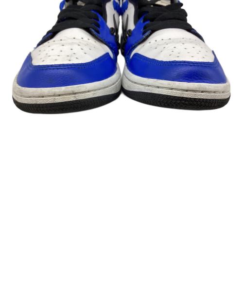 NIKE（ナイキ）NIKE (ナイキ) W's Air Jordan 1 Mid/エア ジョーダン 1 MID ブルー サイズ:27の古着・服飾アイテム