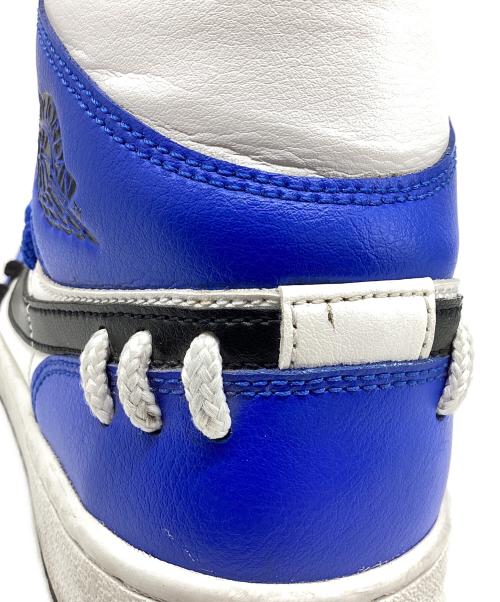 NIKE（ナイキ）NIKE (ナイキ) W's Air Jordan 1 Mid/エア ジョーダン 1 MID ブルー サイズ:27の古着・服飾アイテム