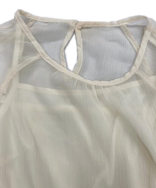 Louren（ローレン）Louren (ローレン) シアーワンピース アイボリー サイズ:Mの古着・服飾アイテム