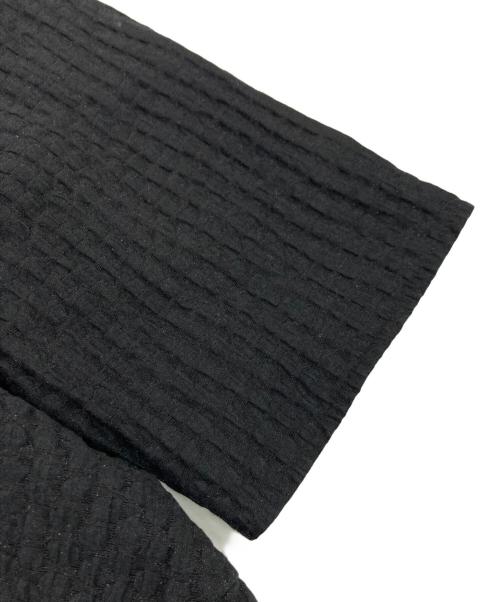 YORI（ヨリ）yori (ヨリ) フクレティアードブラウス ブラック サイズ:38の古着・服飾アイテム