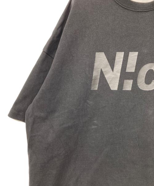 N!ce（ナイス）N!ce (ナイス) N!ce basic tee/ロゴプリントTシャツ ブラック サイズ:Lの古着・服飾アイテム