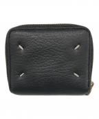 Maison Margielaメゾンマルジェラ）の古着「ジップアラウンド二つ折りミニウォレット」｜ブラック