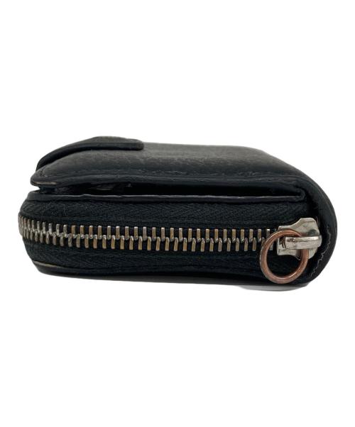 Maison Margiela（メゾンマルジェラ）Maison Margiela (メゾンマルジェラ) ジップアラウンド二つ折りミニウォレット ブラック サイズ:UNIの古着・服飾アイテム