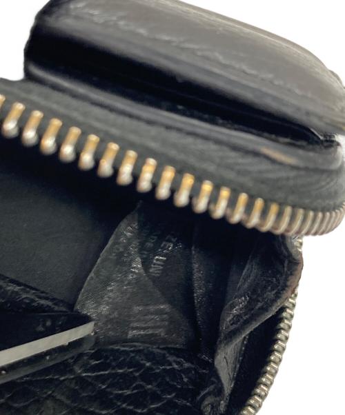 Maison Margiela（メゾンマルジェラ）Maison Margiela (メゾンマルジェラ) ジップアラウンド二つ折りミニウォレット ブラック サイズ:UNIの古着・服飾アイテム