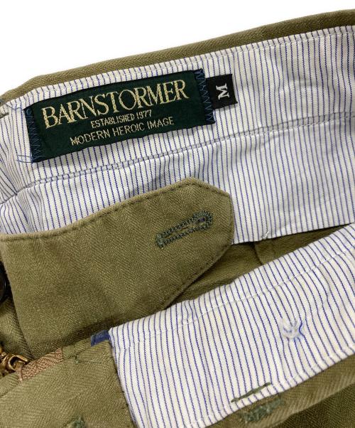 Barnstormer（バーンストーマー）BARNSTORMER (バーンストーマー) ドレスファティーグパンツ ヘリンボーン カーキ サイズ:Mの古着・服飾アイテム
