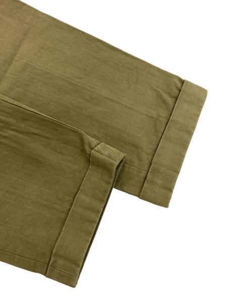 Barnstormer（バーンストーマー）BARNSTORMER (バーンストーマー) ドレスファティーグパンツ ヘリンボーン カーキ サイズ:Mの古着・服飾アイテム