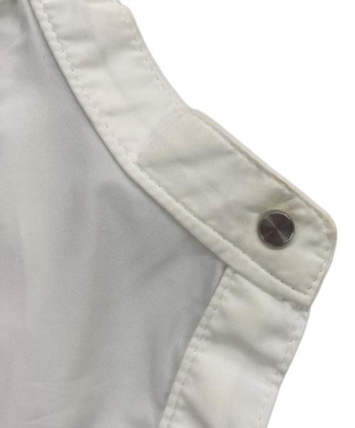 UNITED ARROWS TOKYO（ユナイテッドアローズトウキョウ）UNITED ARROWS TOKYO (ユナイテッドアローズトウキョウ) タフタステッチペプラムブラウス ホワイト サイズ:記載なしの古着・服飾アイテム