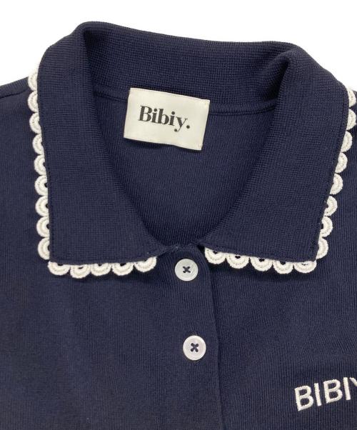 Bibiy.（ビビィ）Bibiy. (ビビィ) ROSIEPEPURAMUTOP ネイビー サイズ:Fの古着・服飾アイテム