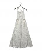 DIESELディーゼル）の古着「サイドスリットオールインワン」｜ホワイト