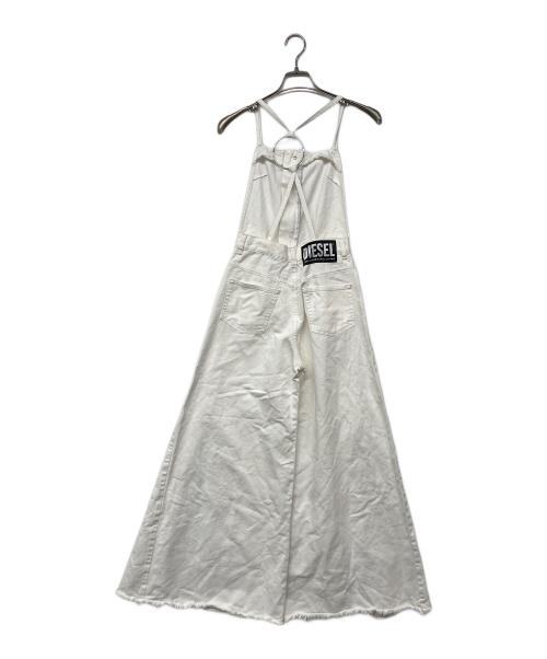DIESEL（ディーゼル）DIESEL (ディーゼル) サイドスリットオールインワン ホワイト サイズ:XSの古着・服飾アイテム