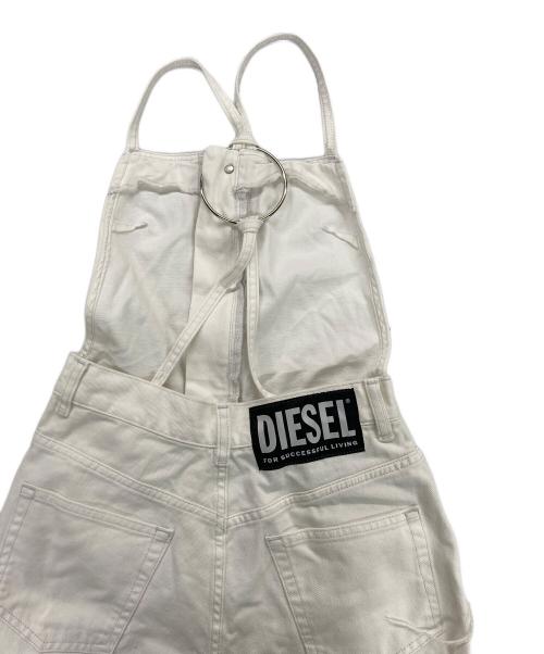 DIESEL（ディーゼル）DIESEL (ディーゼル) サイドスリットオールインワン ホワイト サイズ:XSの古着・服飾アイテム