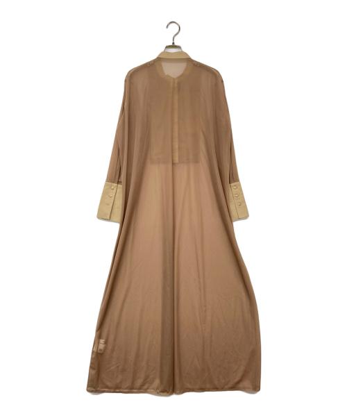 villd（ヴィルド）villd (ヴィルド) ブラウスワンピース ブラウン サイズ:38の古着・服飾アイテム