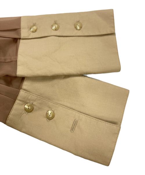 villd（ヴィルド）villd (ヴィルド) ブラウスワンピース ブラウン サイズ:38の古着・服飾アイテム