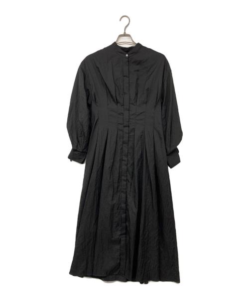 Rouge vif（ルージュヴィフ）Rouge vif (ルージュヴィフ) ブラウスワンピース ブラック サイズ:記載なしの古着・服飾アイテム